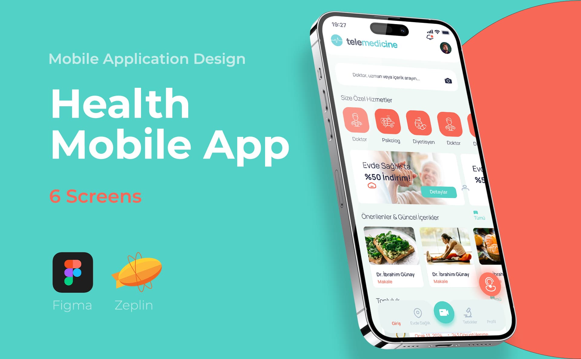 Health Mobile App — Mobil Uygulama