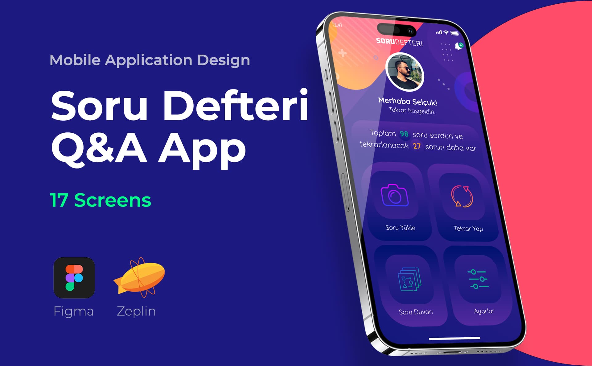 Soru Defteri Q&A App — Mobile App, Selçuk Aker