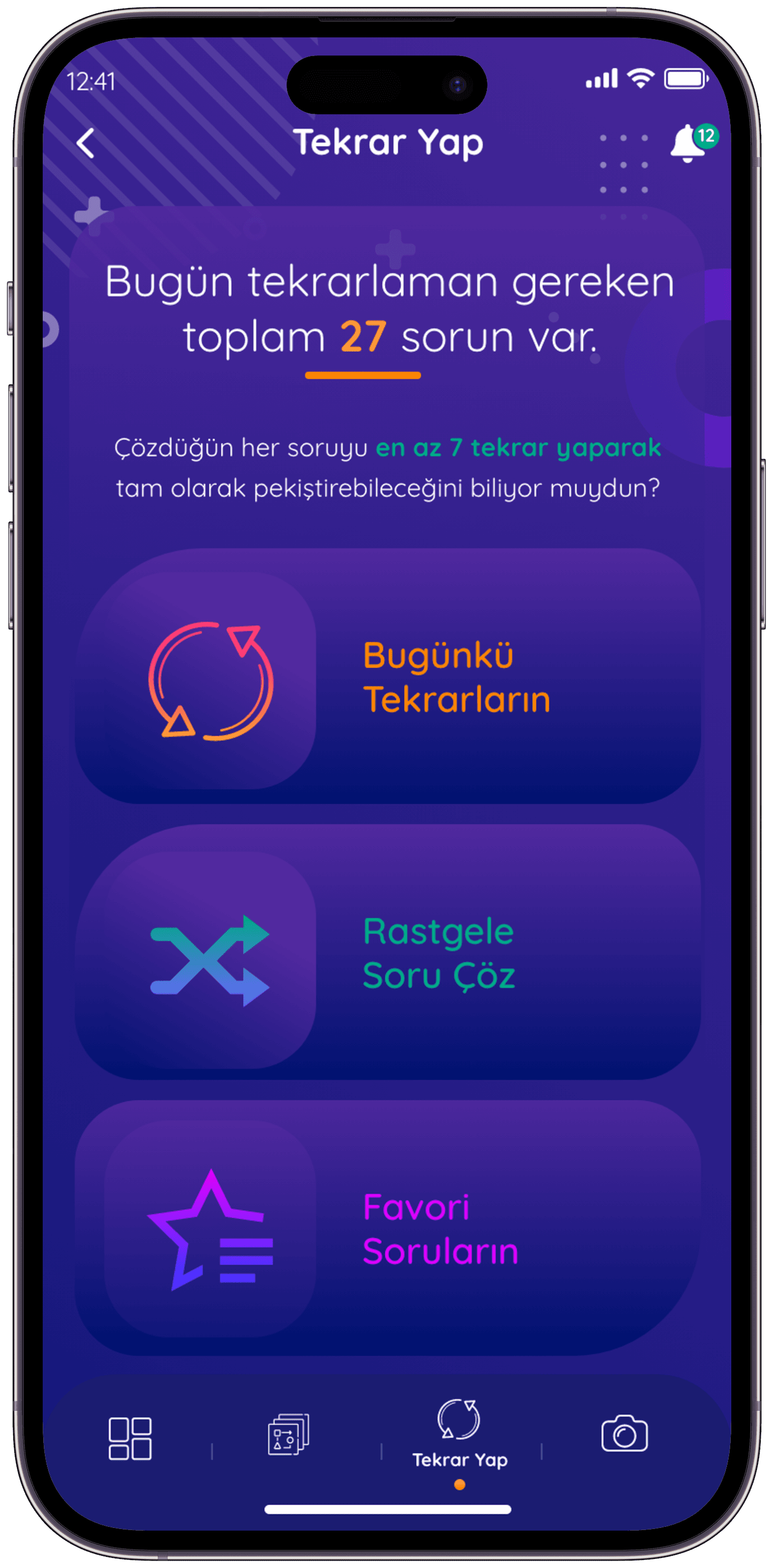 Soru Defteri Q&A App — project detail 8, Selçuk Aker