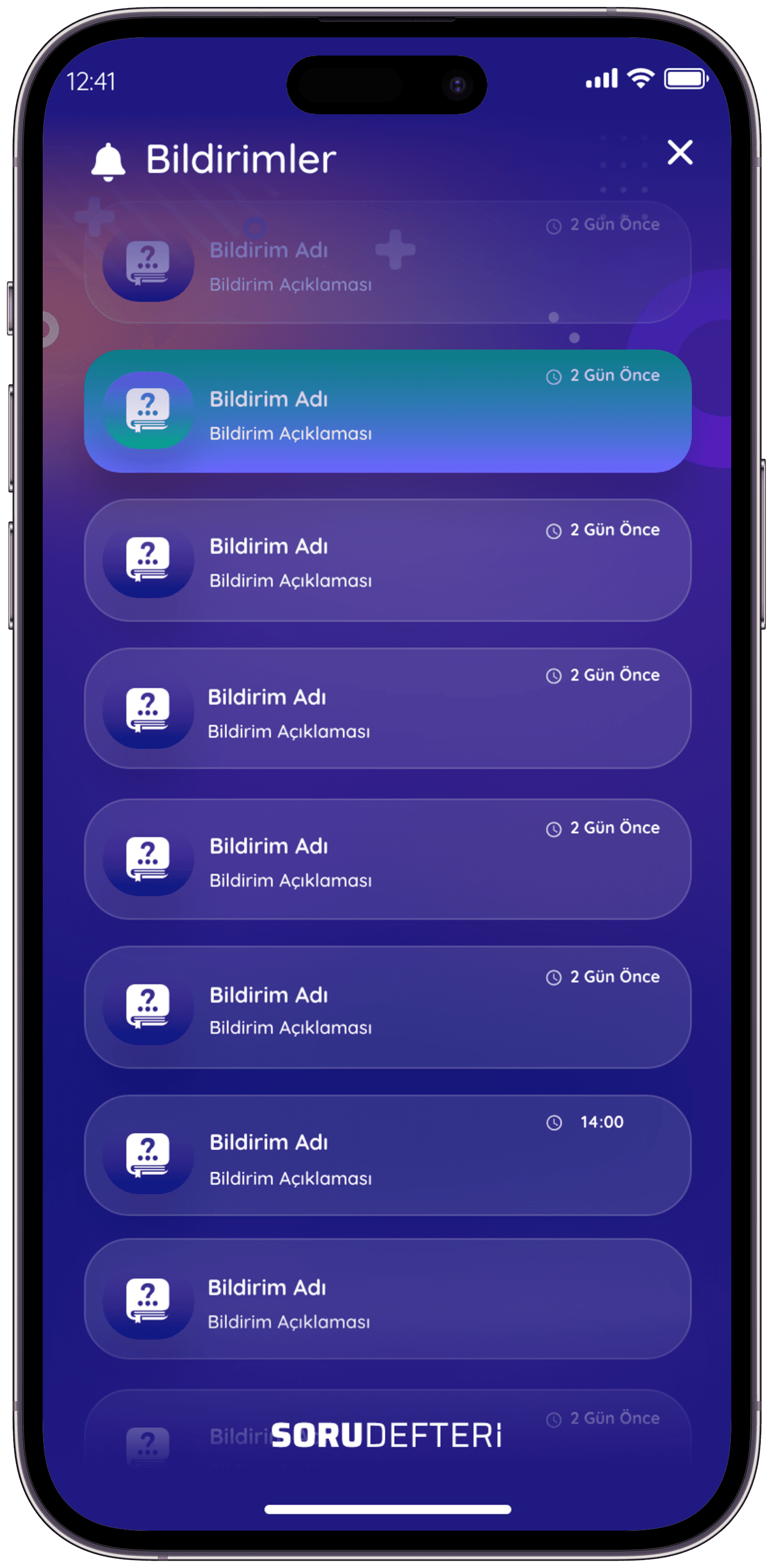 Soru Defteri Q&A App — project detail 11, Selçuk Aker