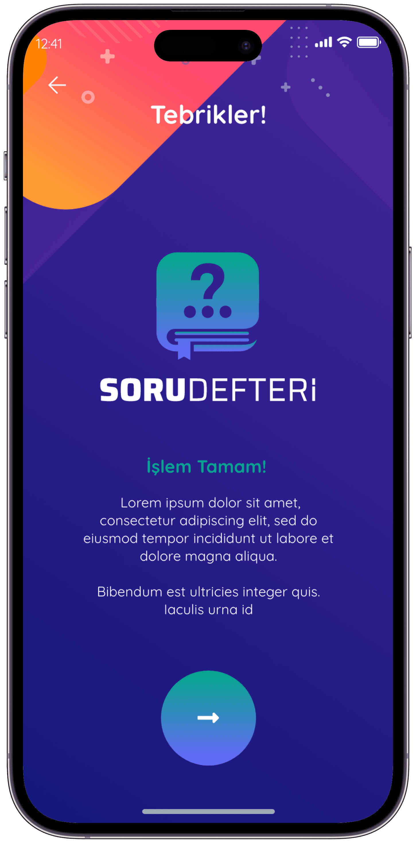 Soru Defteri Q&A App — project detail 21, Selçuk Aker