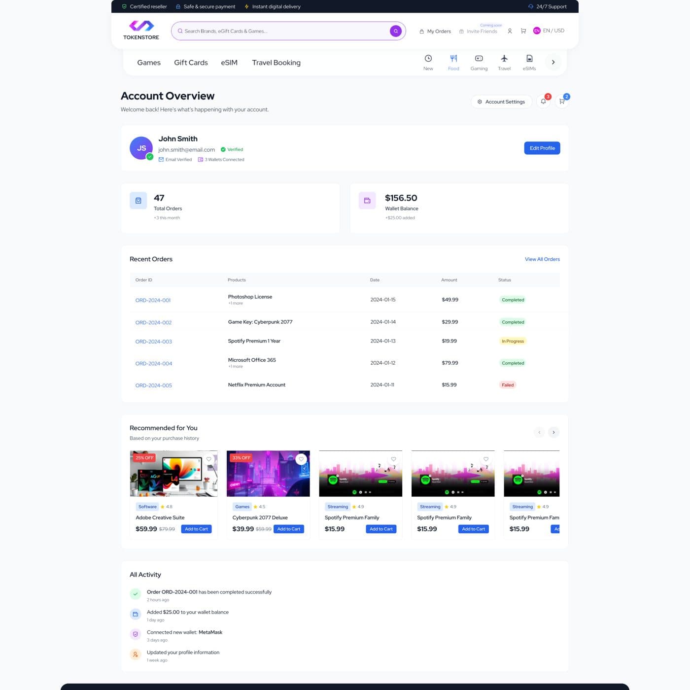 TokenStore — project detail 2, Selçuk Aker
