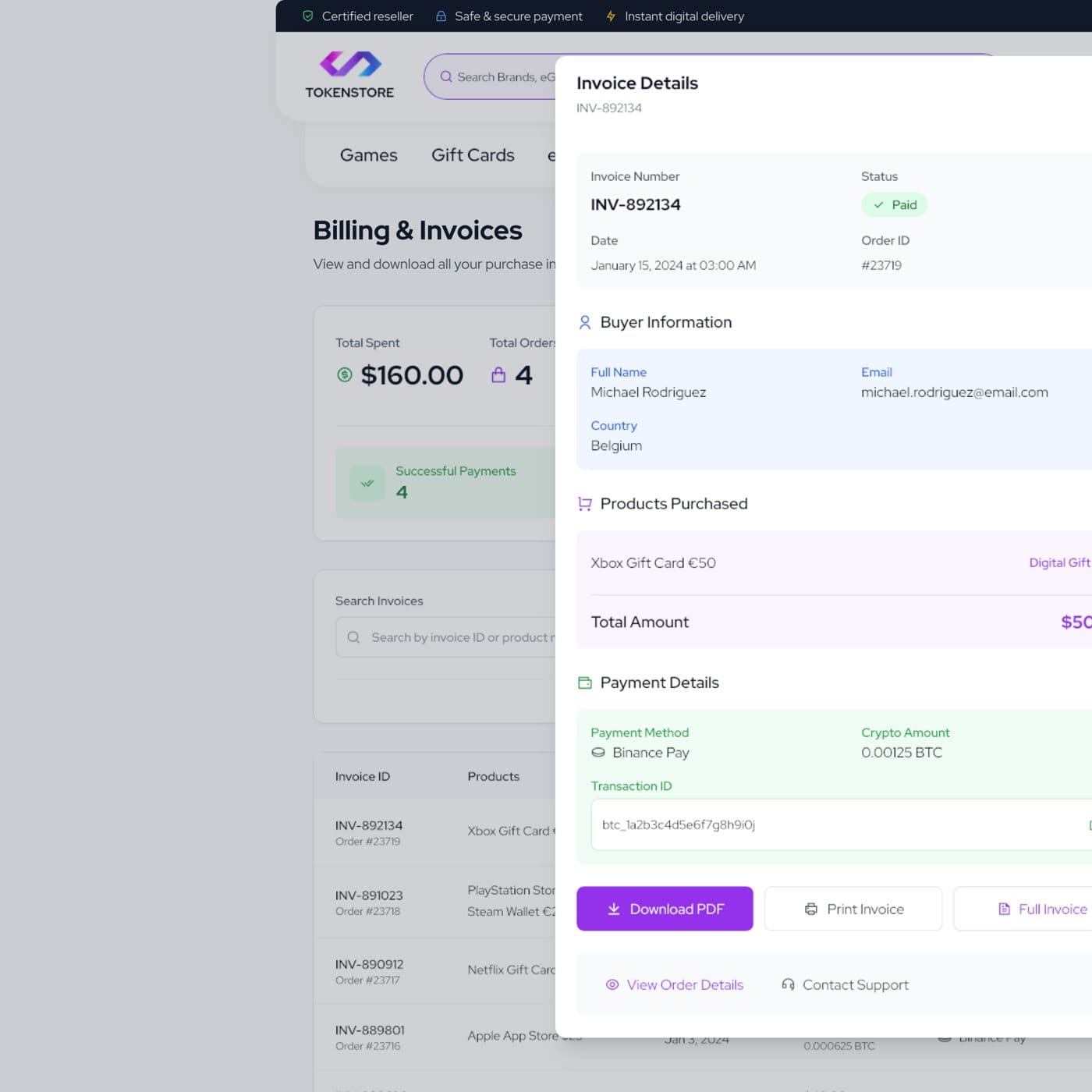 TokenStore — project detail 6, Selçuk Aker