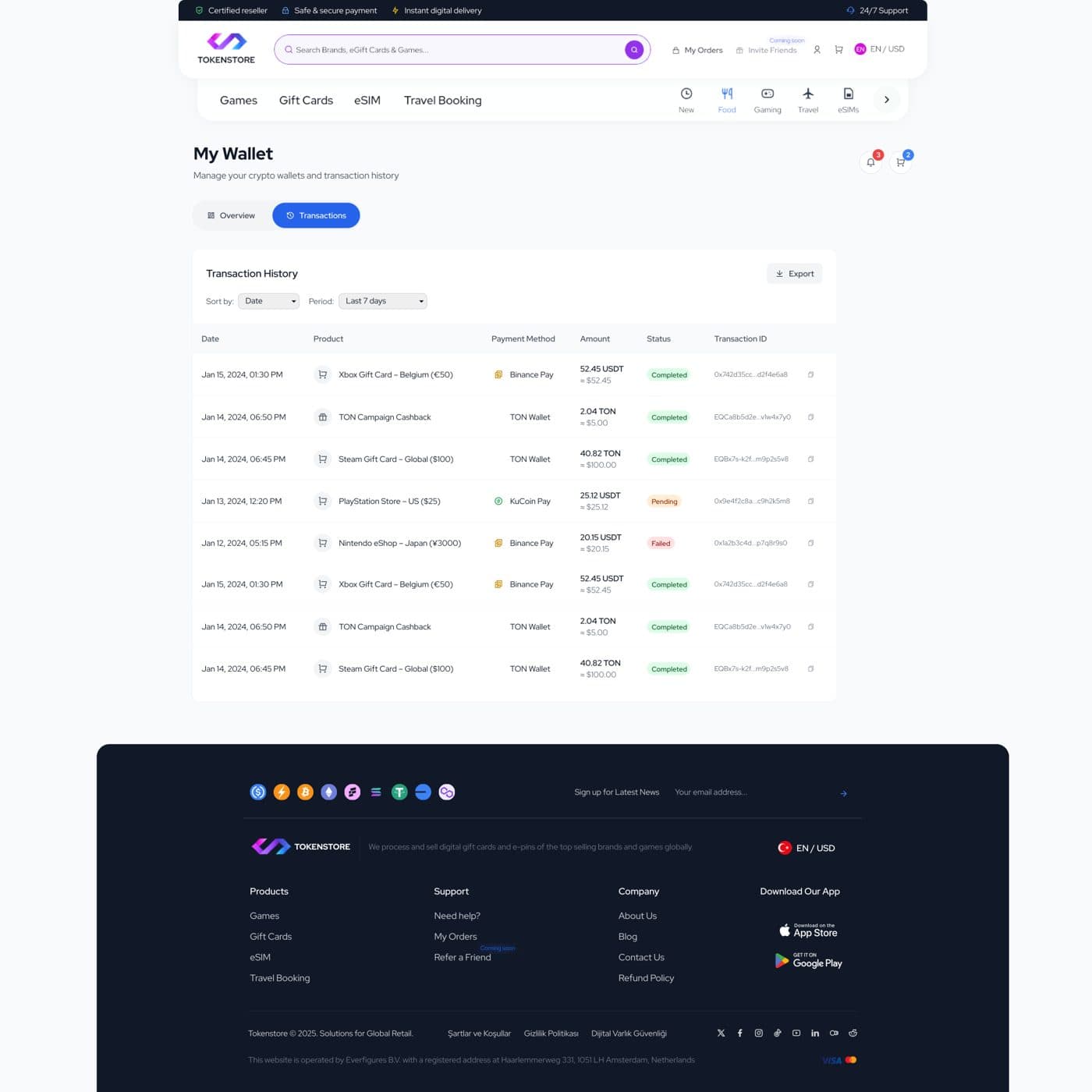 TokenStore — project detail 18, Selçuk Aker
