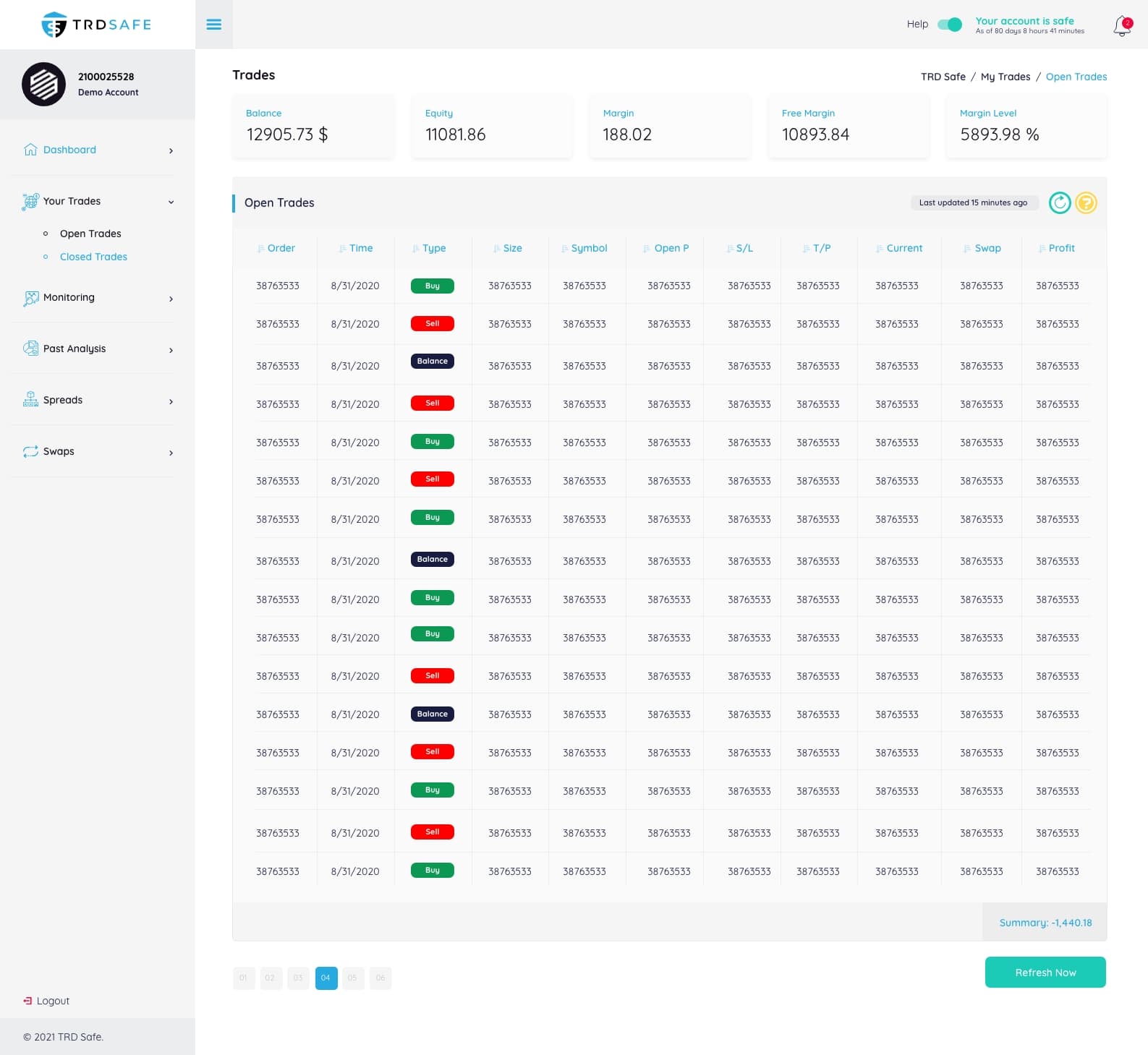 Trading Web App — project detail 4, Selçuk Aker
