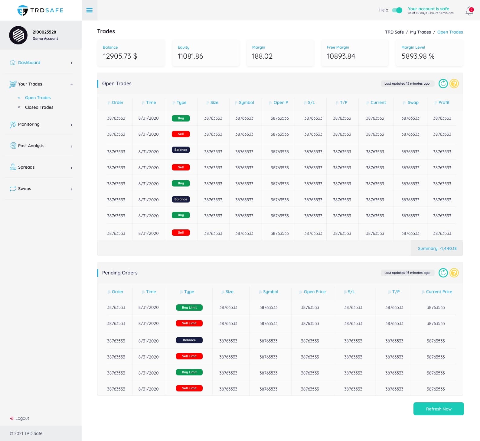 Trading Web App — project detail 5, Selçuk Aker