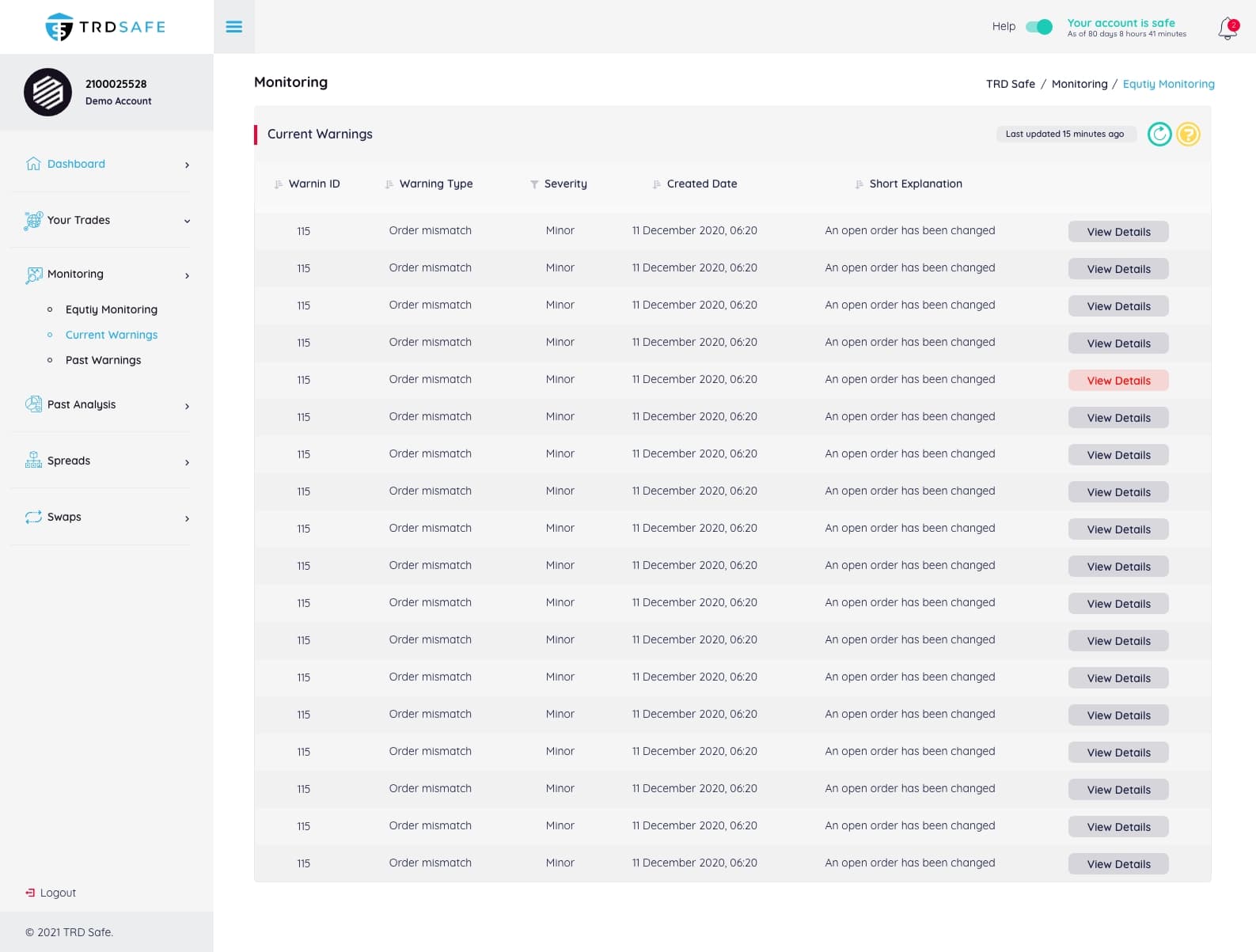 Trading Web App — project detail 6, Selçuk Aker