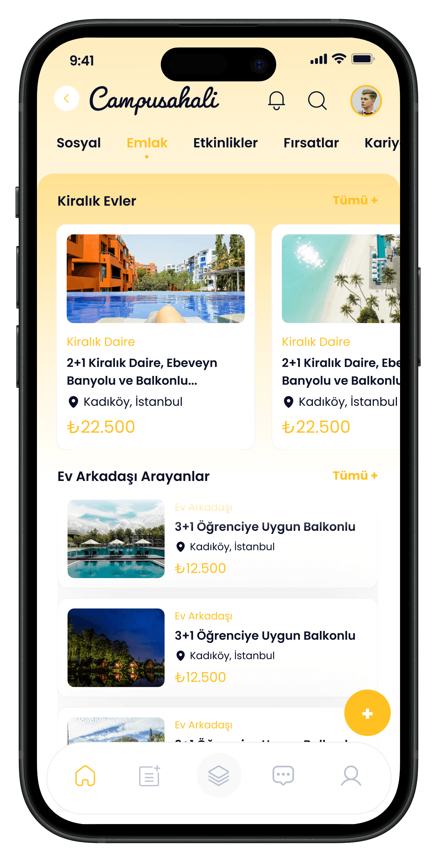 University Life Mobile App — project detail 8, Selçuk Aker