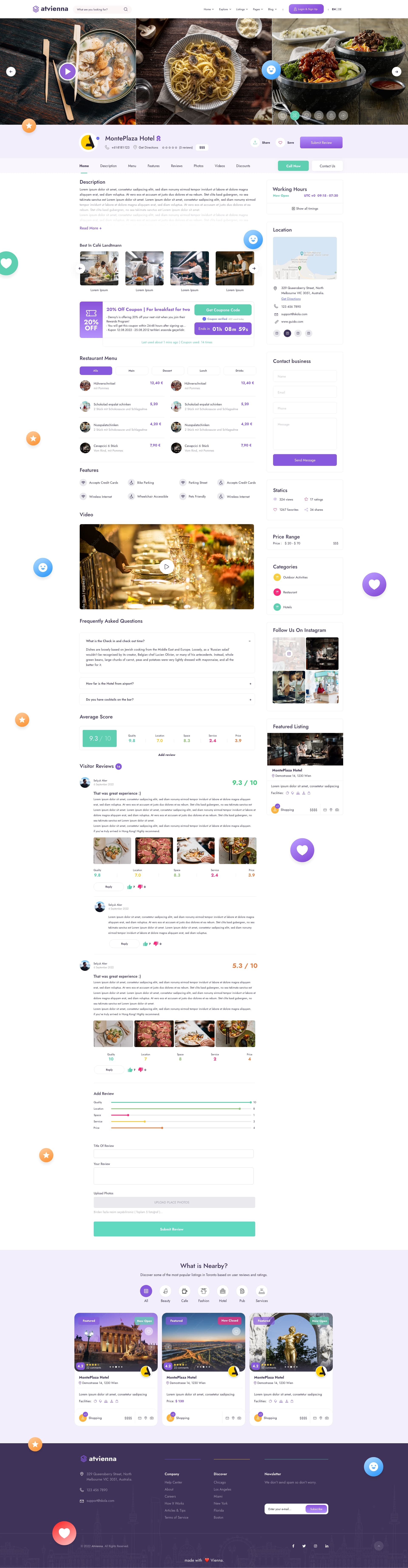 Vienna Travel Portal — project detail 3, Selçuk Aker