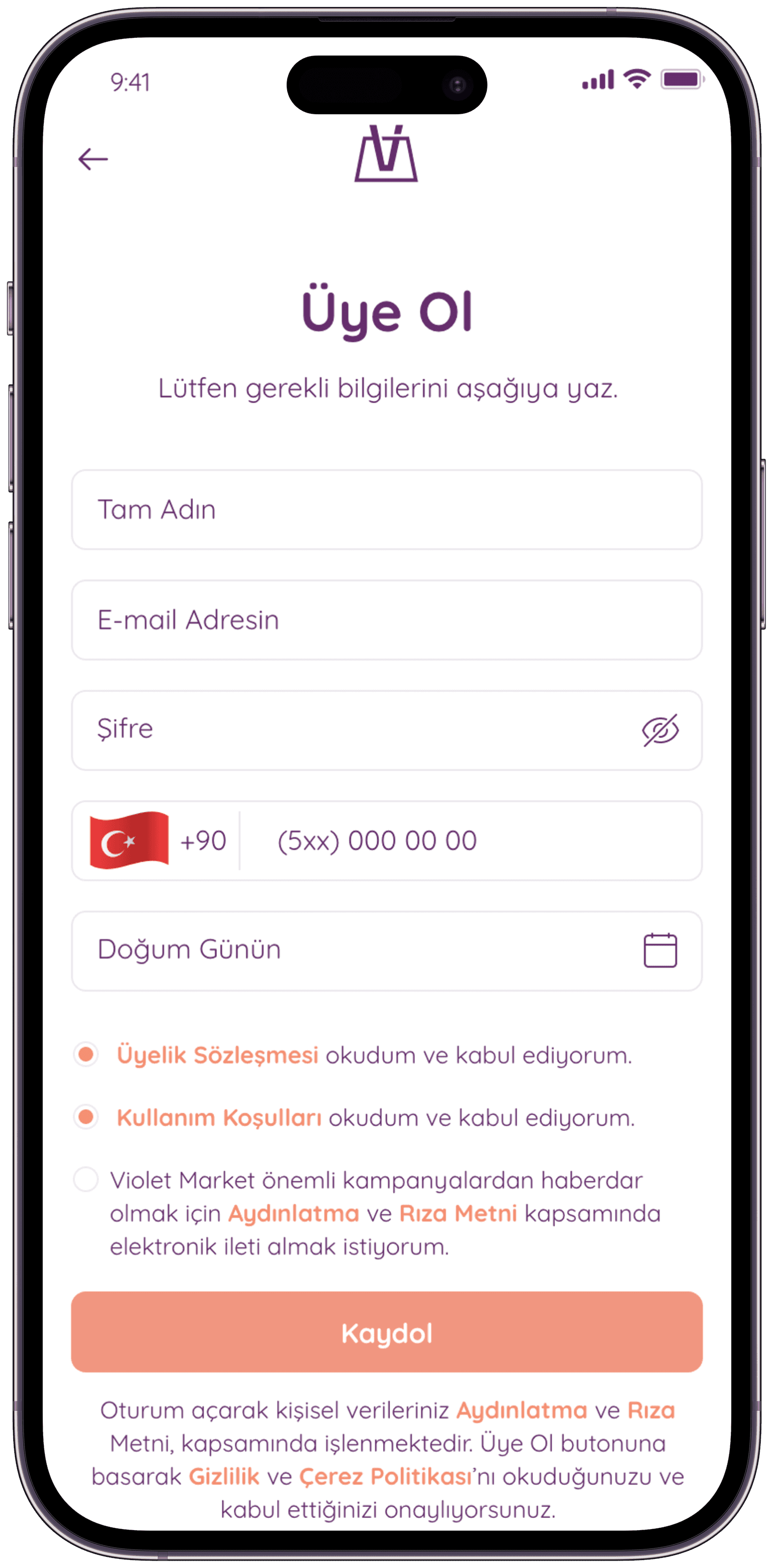 Violet MarketPlace — project detail 16, Selçuk Aker