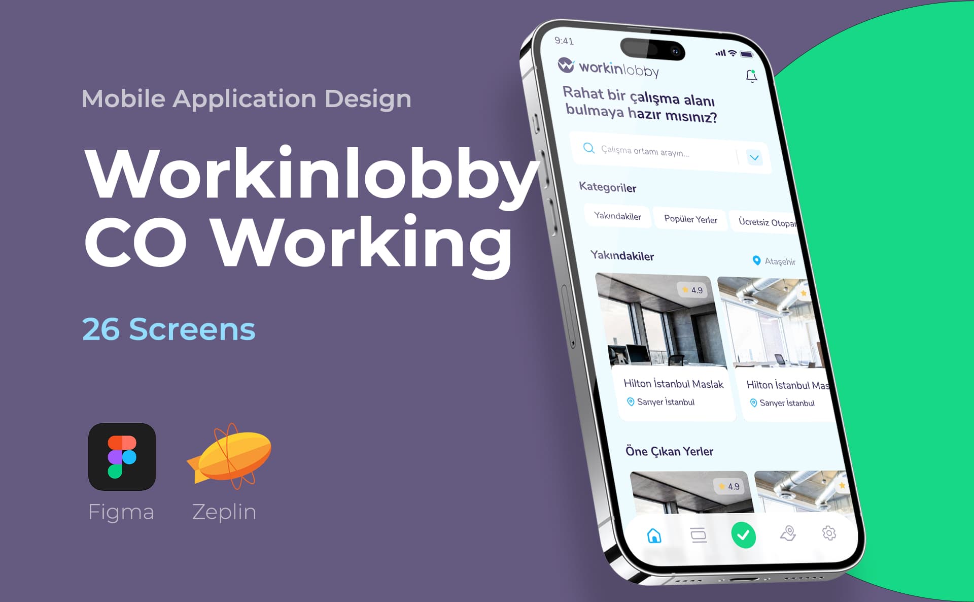 Workin Lobby — Mobil Uygulama
