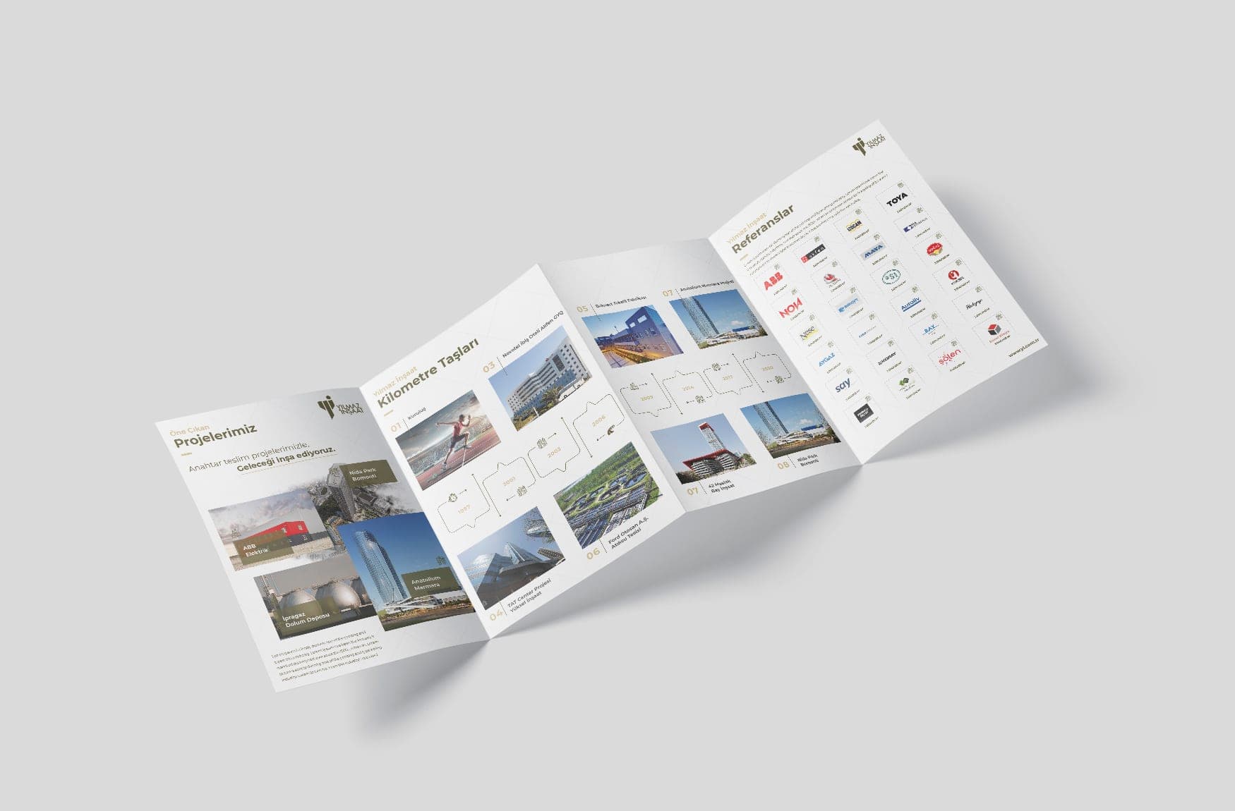 Yılmaz İnşaat Broşür — Catalogue & Brochure, Selçuk Aker