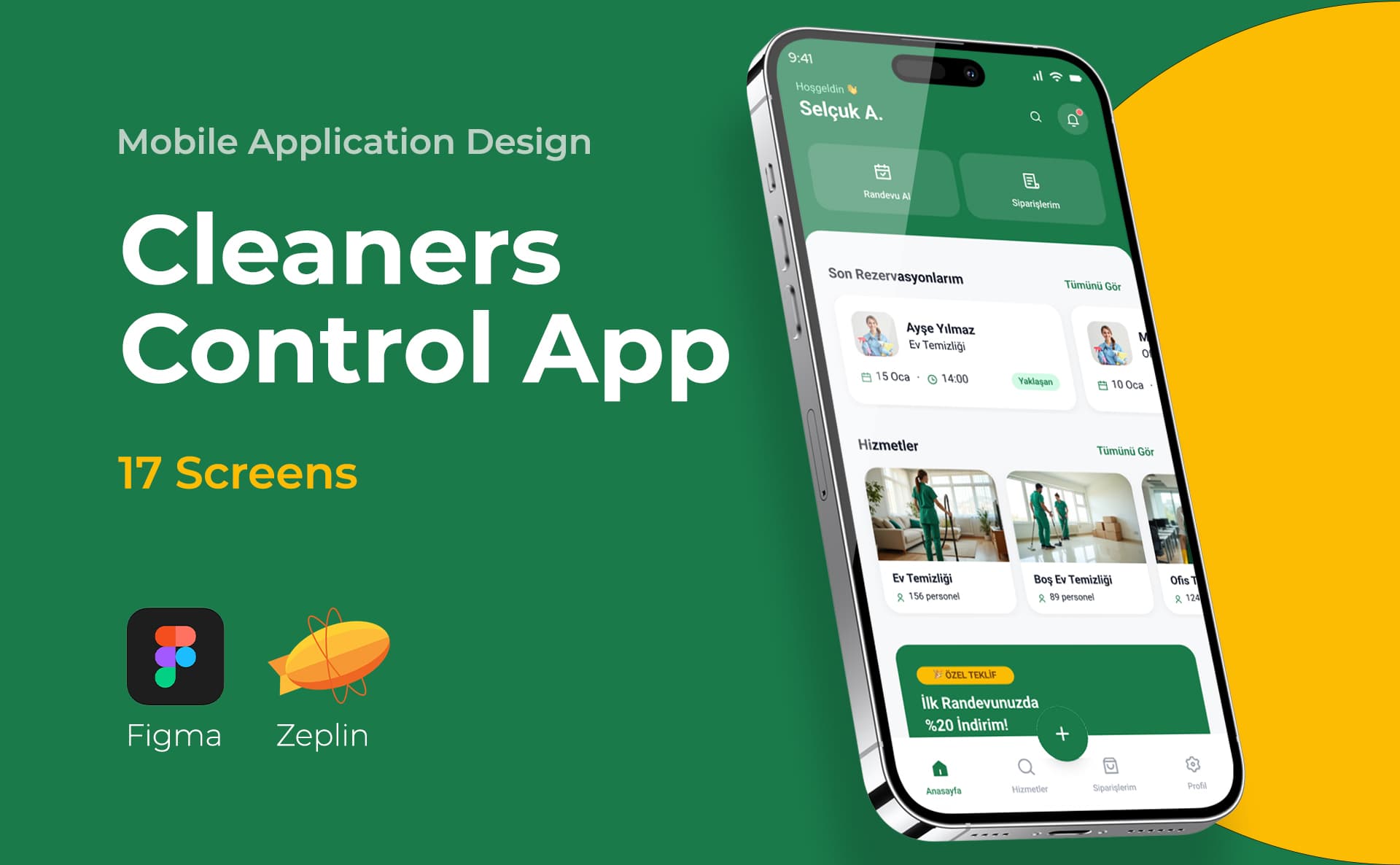 Clean Lab App — Mobile App, Selçuk Aker