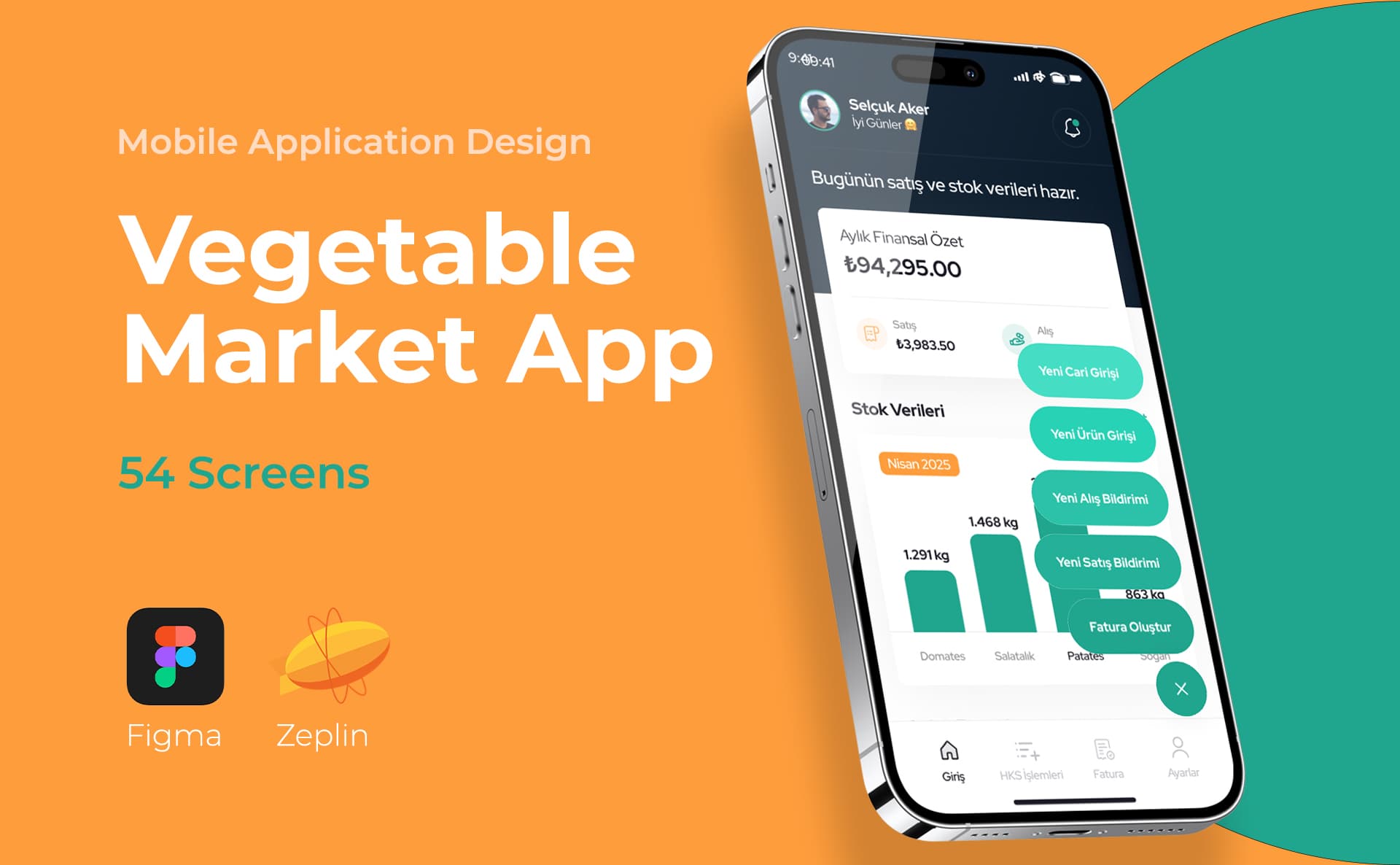 E-Halci App — Mobile App, Selçuk Aker