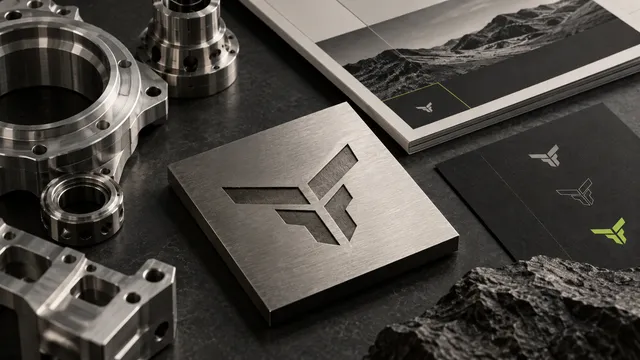 İşlenmiş metal parçalar, teknik katalog ve gravür kimlik plakası