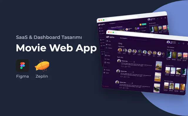 Movie Web App — SaaS & Dashboard tasarımı, Selçuk Aker