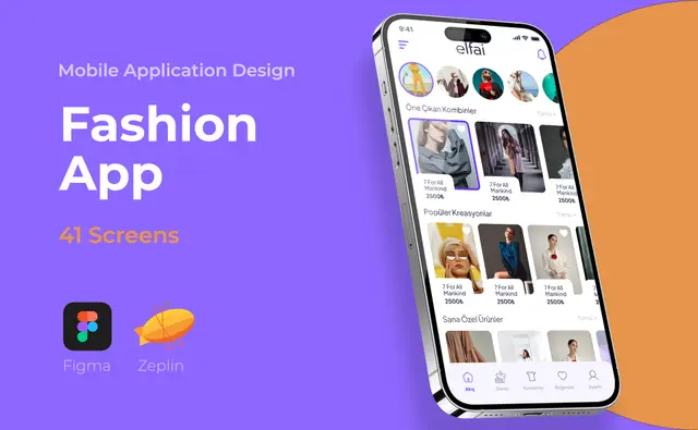 Fashion App — Mobil Uygulama tasarımı, Selçuk Aker