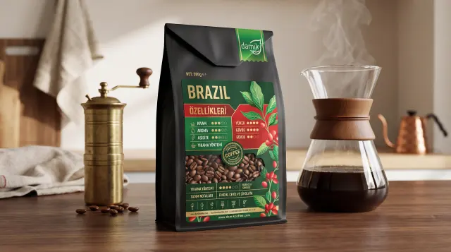 Damik Coffee — Ambalaj tasarımı, detay 2, Selçuk Aker
