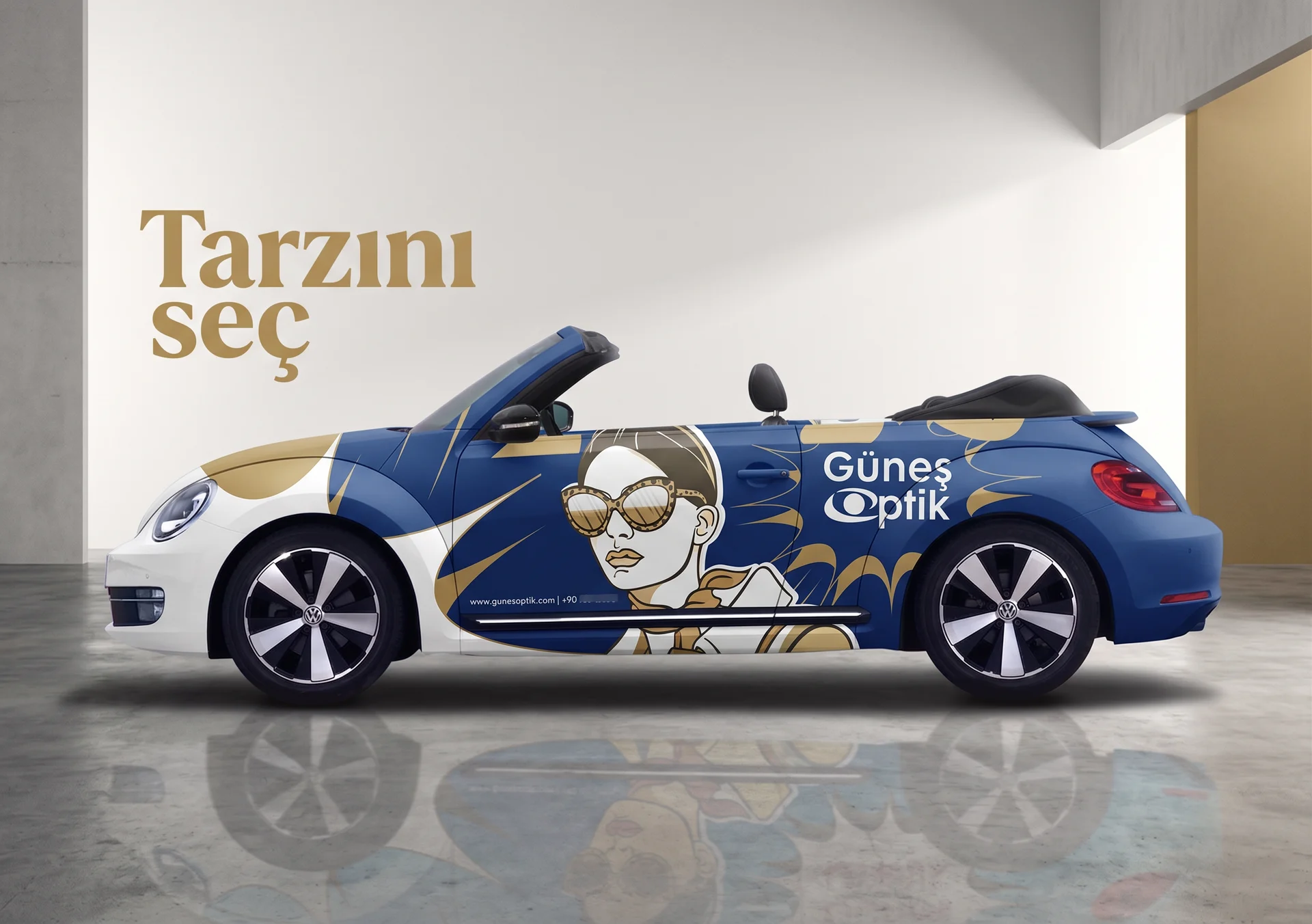 Güneş Optik — Araç Giydirme Tasarımı, Selçuk Aker