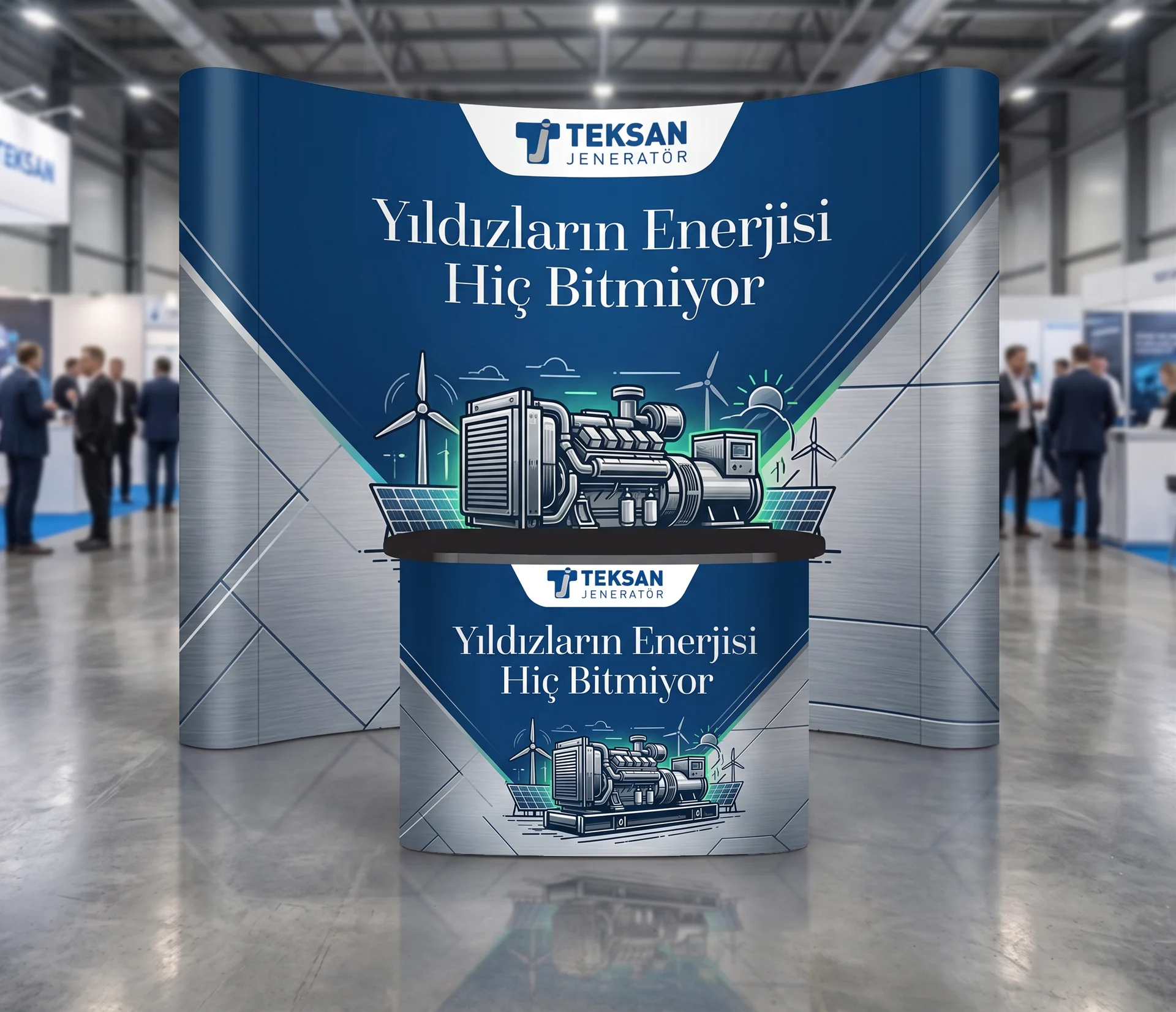 Teksan Jeneratör — Fuar Standı Tasarımı, görsel 1, Selçuk Aker