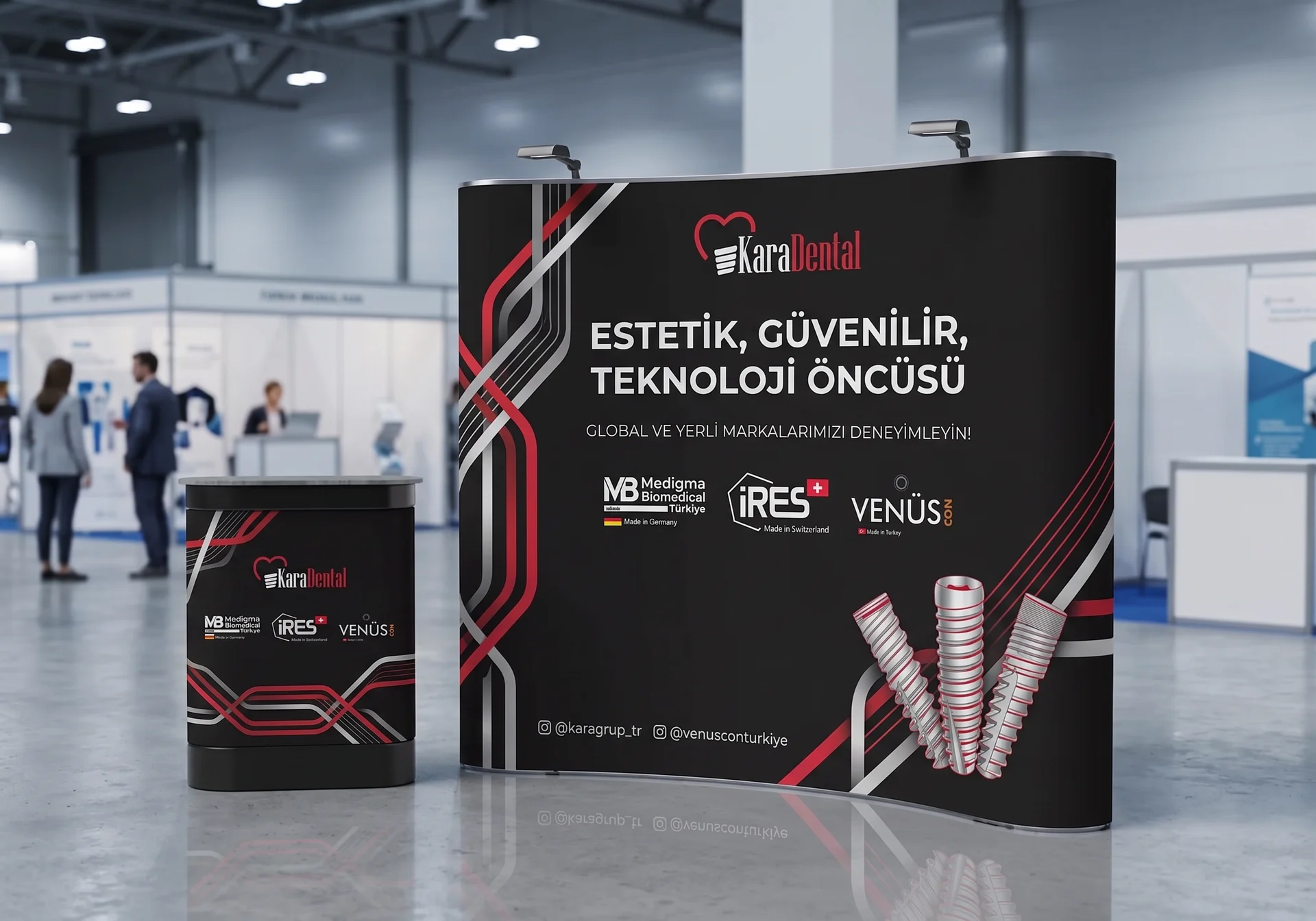 KaraDental — Fuar Standı Tasarımı, Selçuk Aker