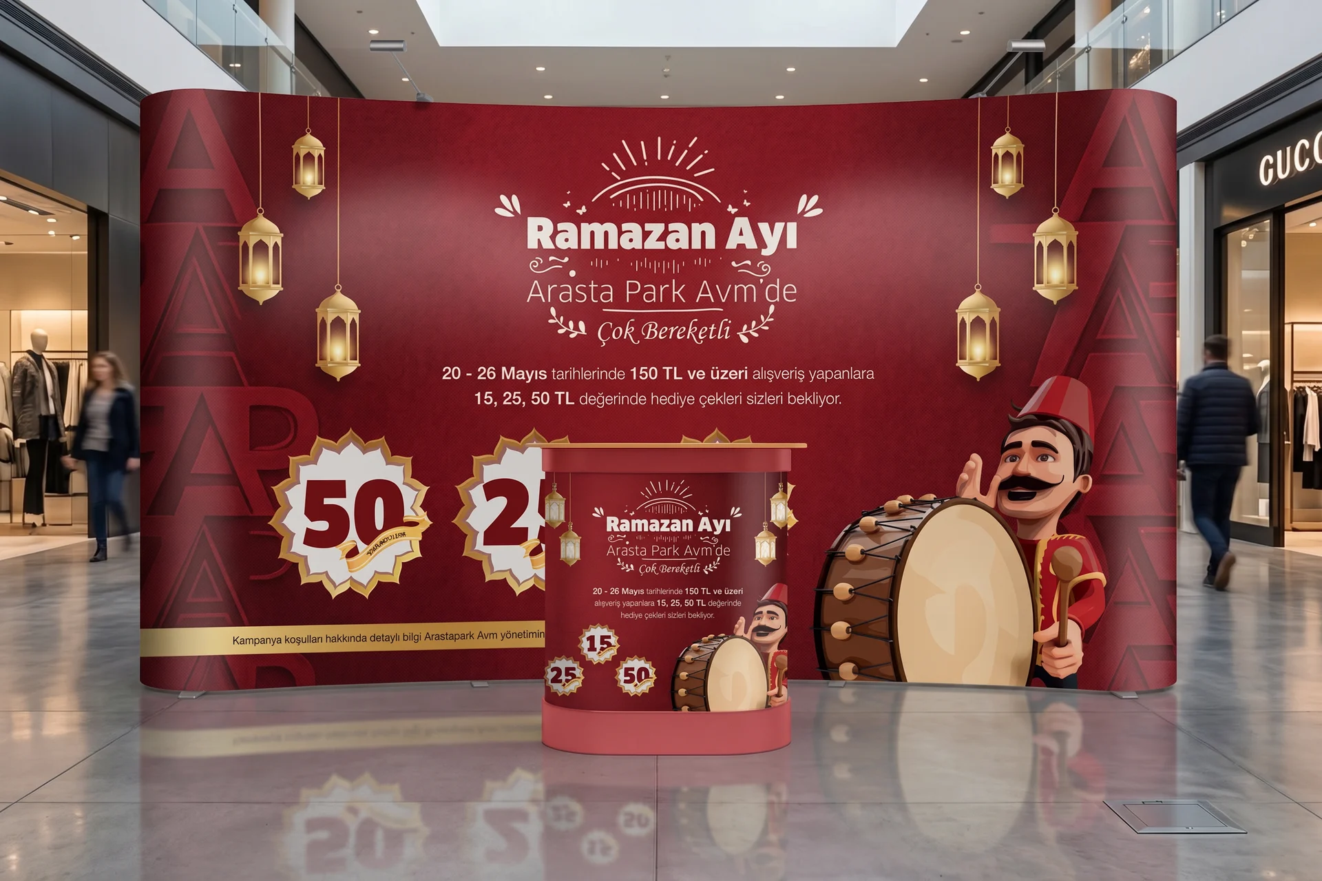 Arasta Park AVM — Fuar Standı Tasarımı, Selçuk Aker