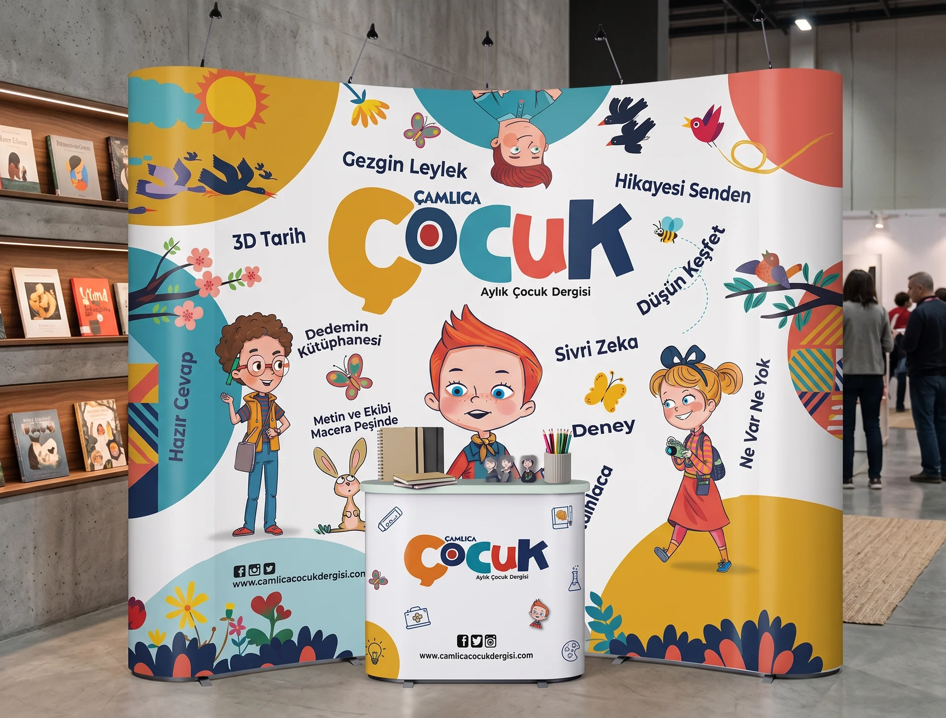 Çamlıca Çocuk — Fuar Standı Tasarımı, Selçuk Aker