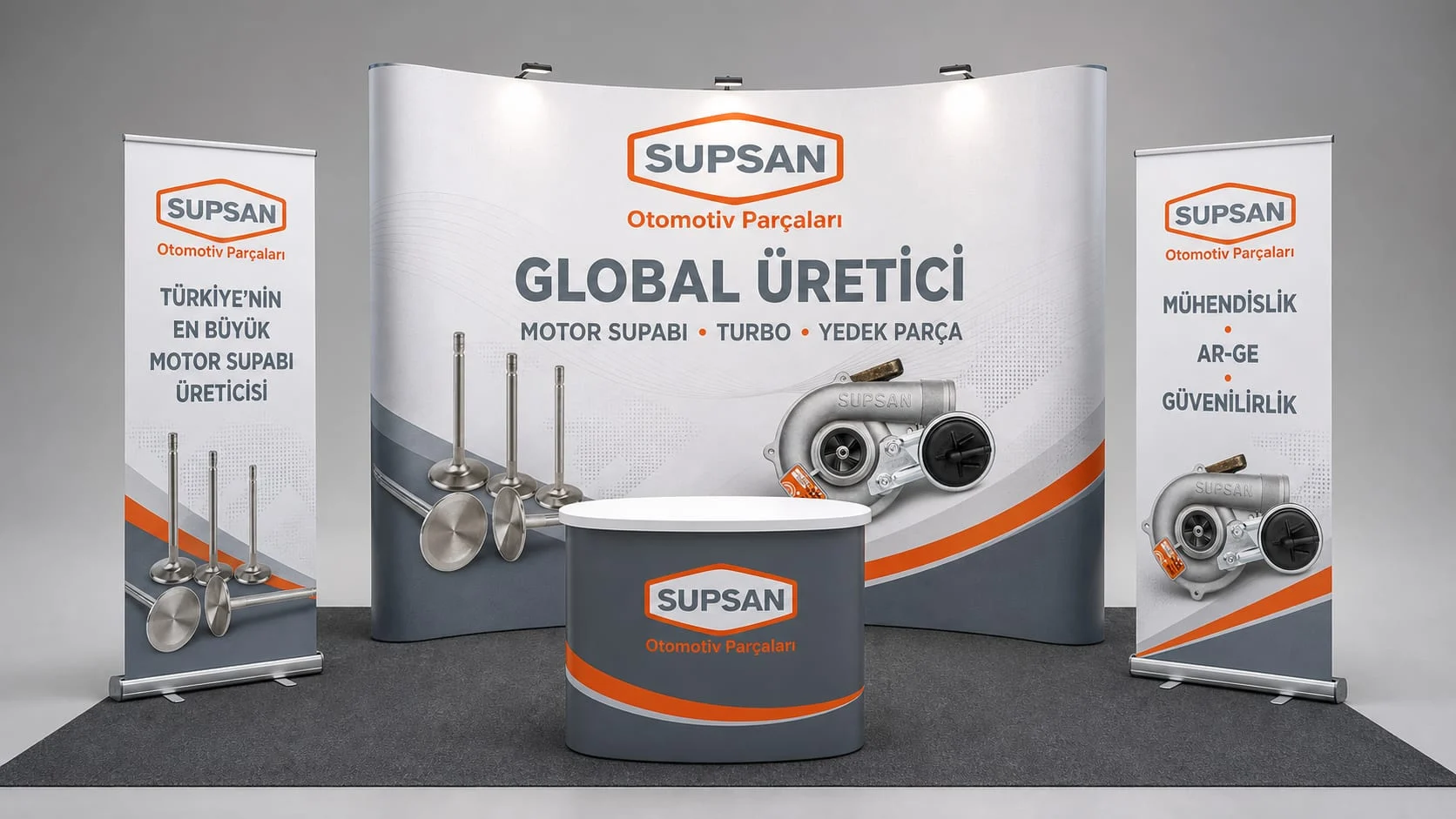 Supsan — Fuar Standı Tasarımı, Selçuk Aker