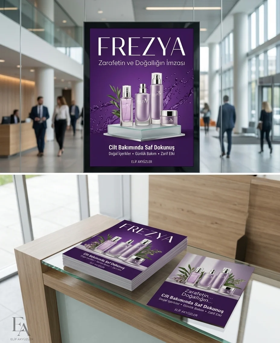 Frezya — Elif Akyüzler — Afiş & El İlanı Tasarımı, Selçuk Aker