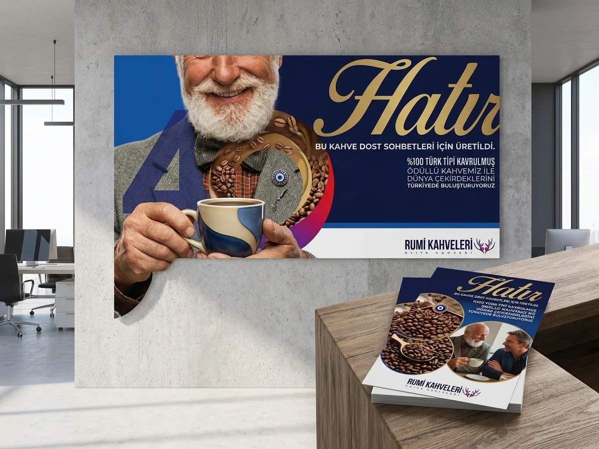 Rumi Kahveleri — Hatır — Afiş & El İlanı Tasarımı, Selçuk Aker
