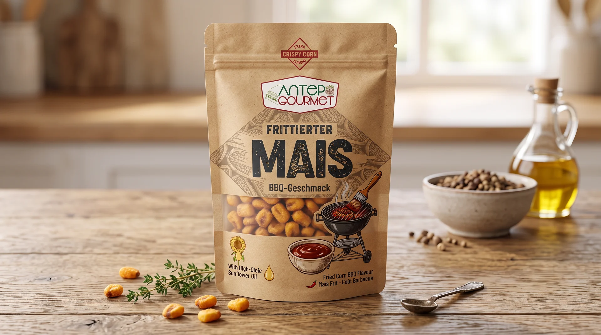 Antep Gourmet — BBQ Mais — Ambalaj Tasarımı, Selçuk Aker