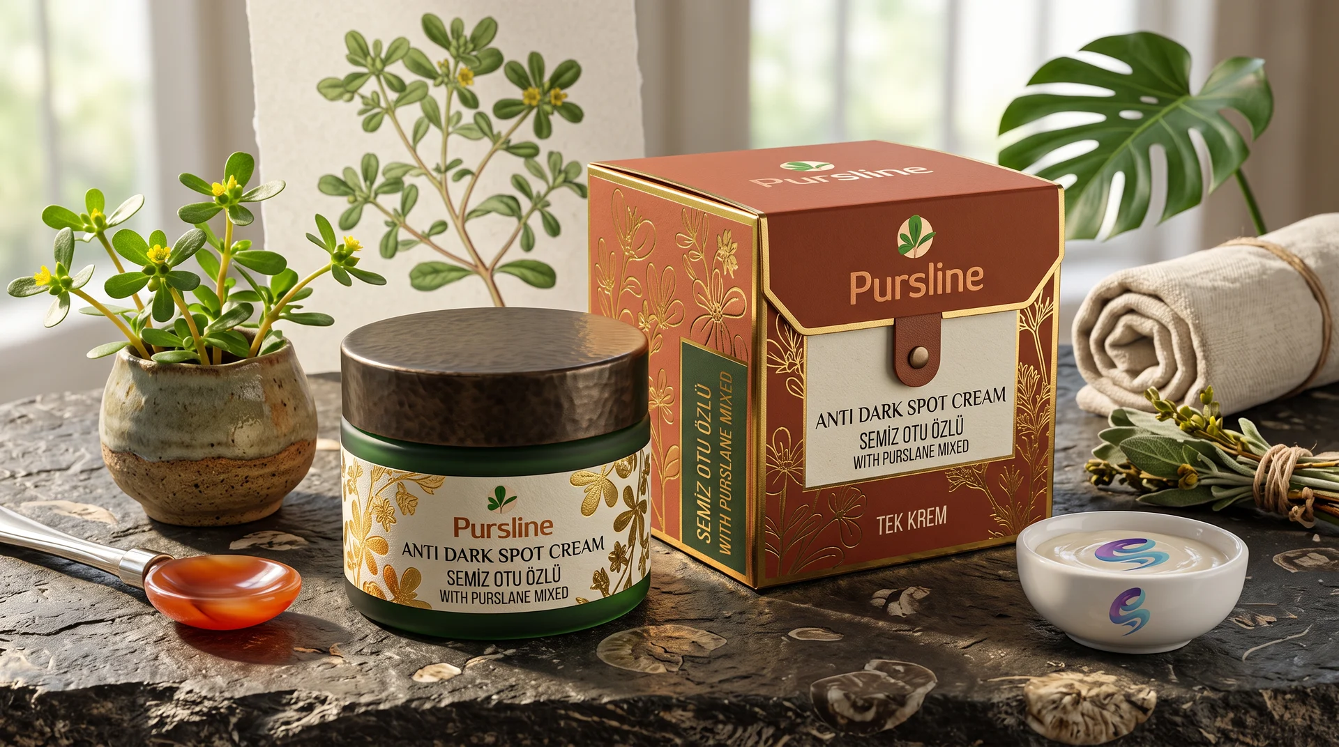 Pursline — Anti Dark Spot Cream — Ambalaj Tasarımı, Selçuk Aker