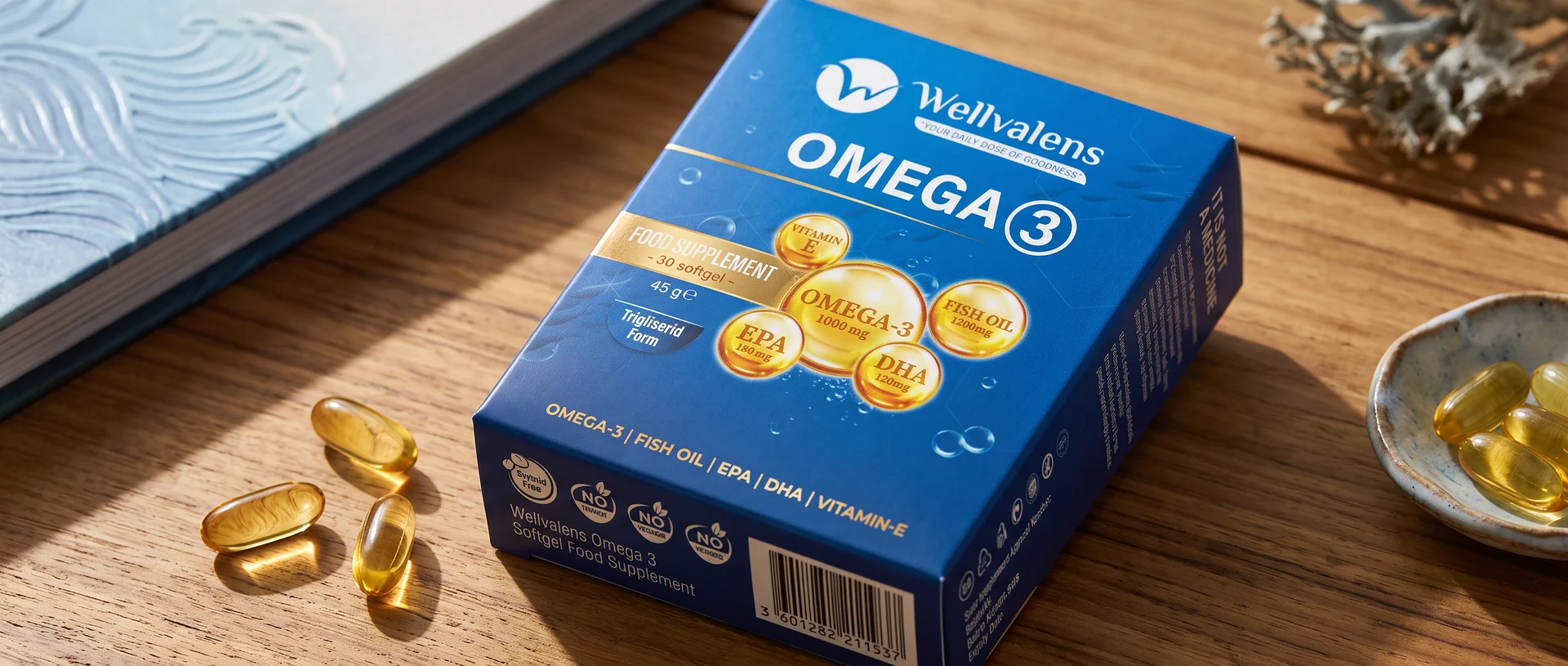 Wellvalens — Omega 3 — Ambalaj Tasarımı, Selçuk Aker