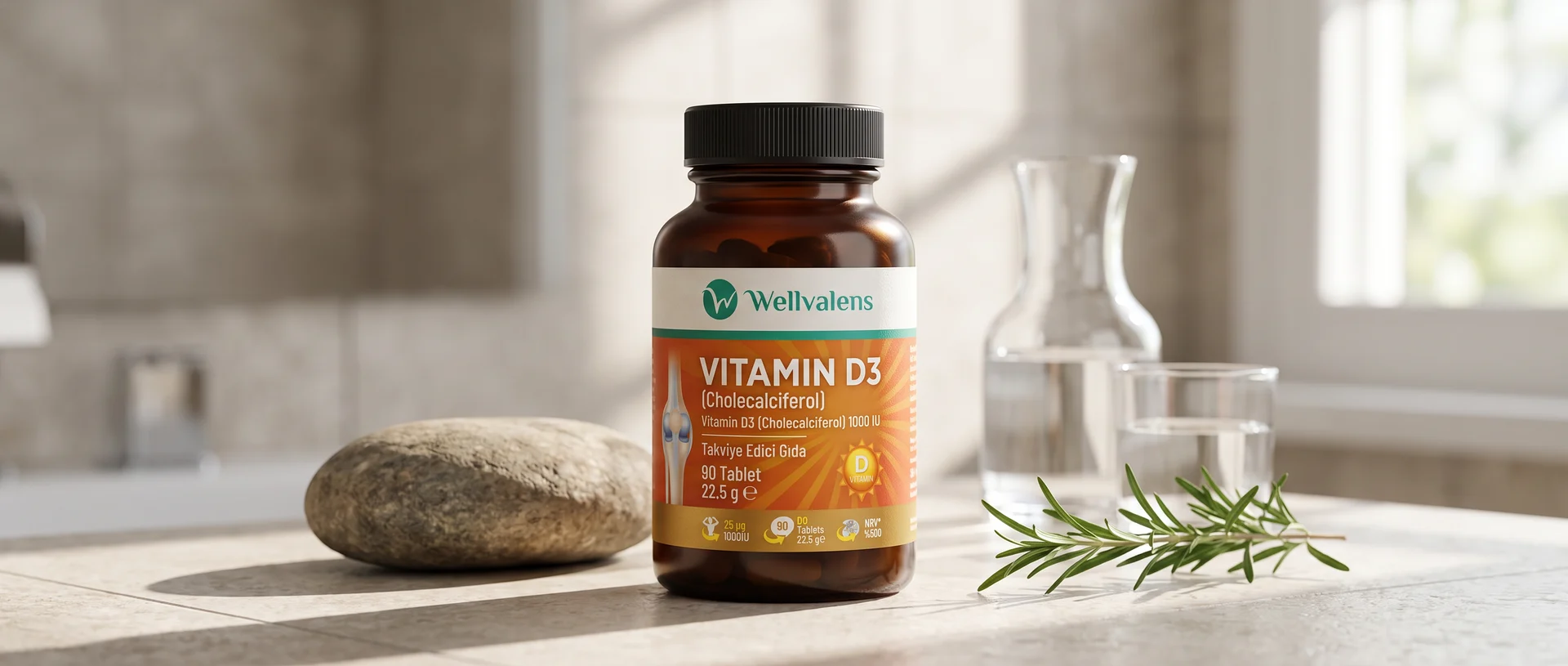 Wellvalens — Vitamin D3 — Ambalaj Tasarımı, Selçuk Aker
