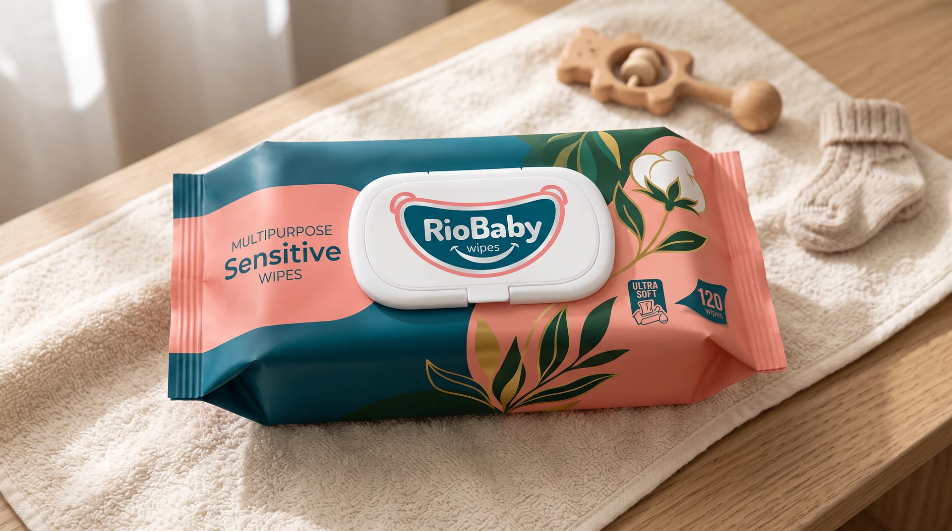 RioBaby — Sensitive Wipes — Ambalaj Tasarımı, Selçuk Aker