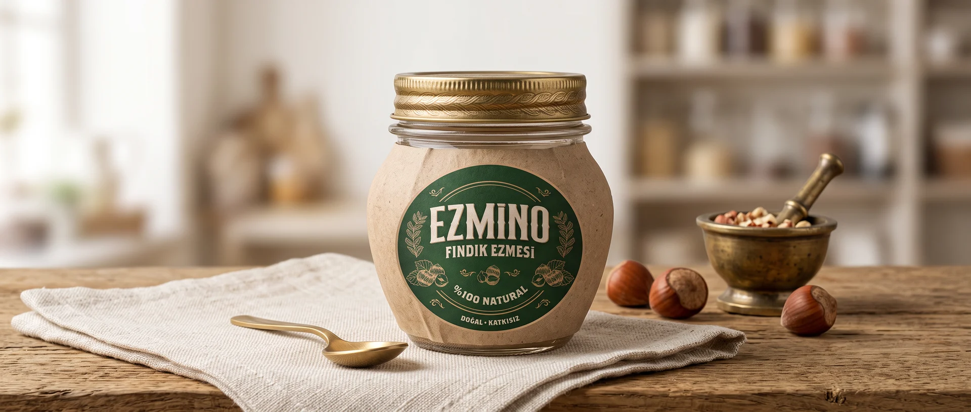 Ezmino — Fındık Ezmesi — Ambalaj Tasarımı, Selçuk Aker