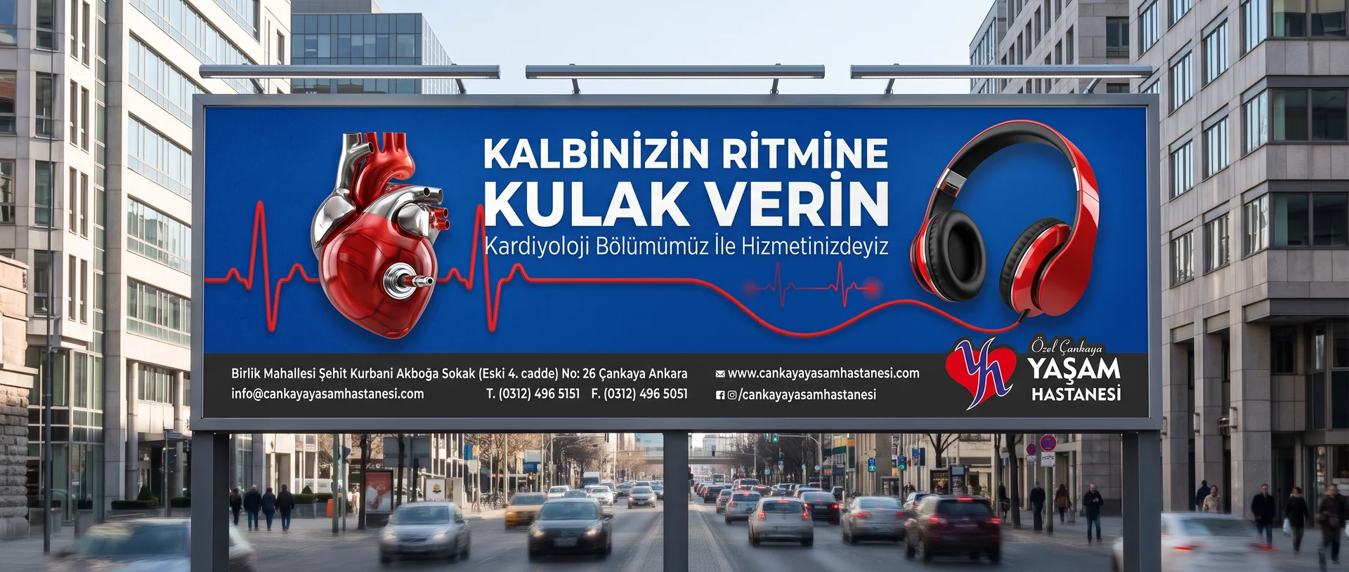 Çankaya Yaşam Hastanesi — Billboard Tasarımı, görsel 1, Selçuk Aker