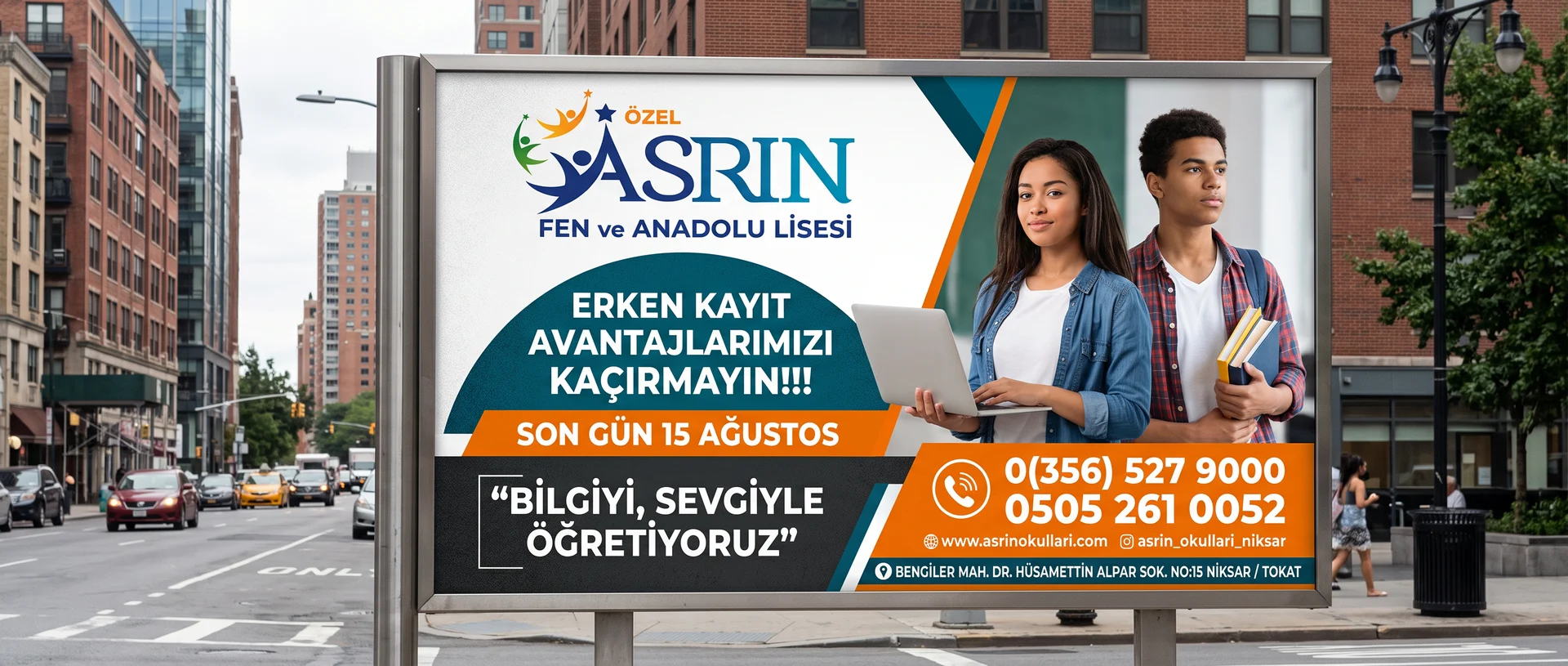 Asrın Okulları — Billboard Tasarımı, görsel 1, Selçuk Aker