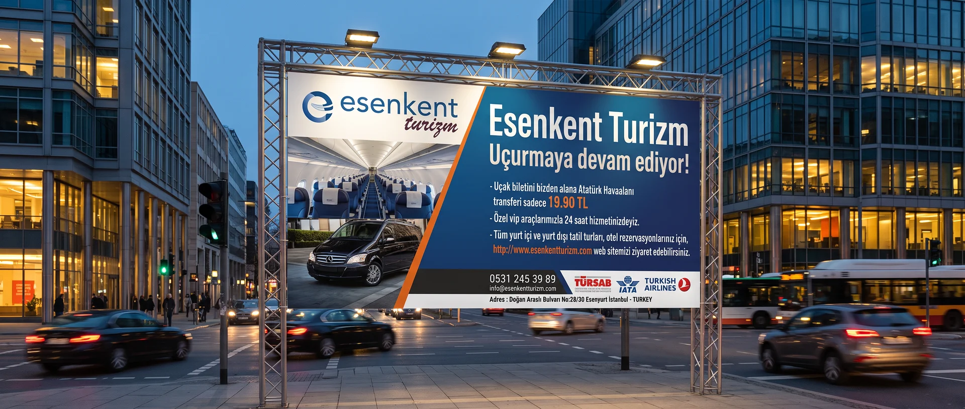 Esenkent Turizm — Billboard Tasarımı, görsel 1, Selçuk Aker