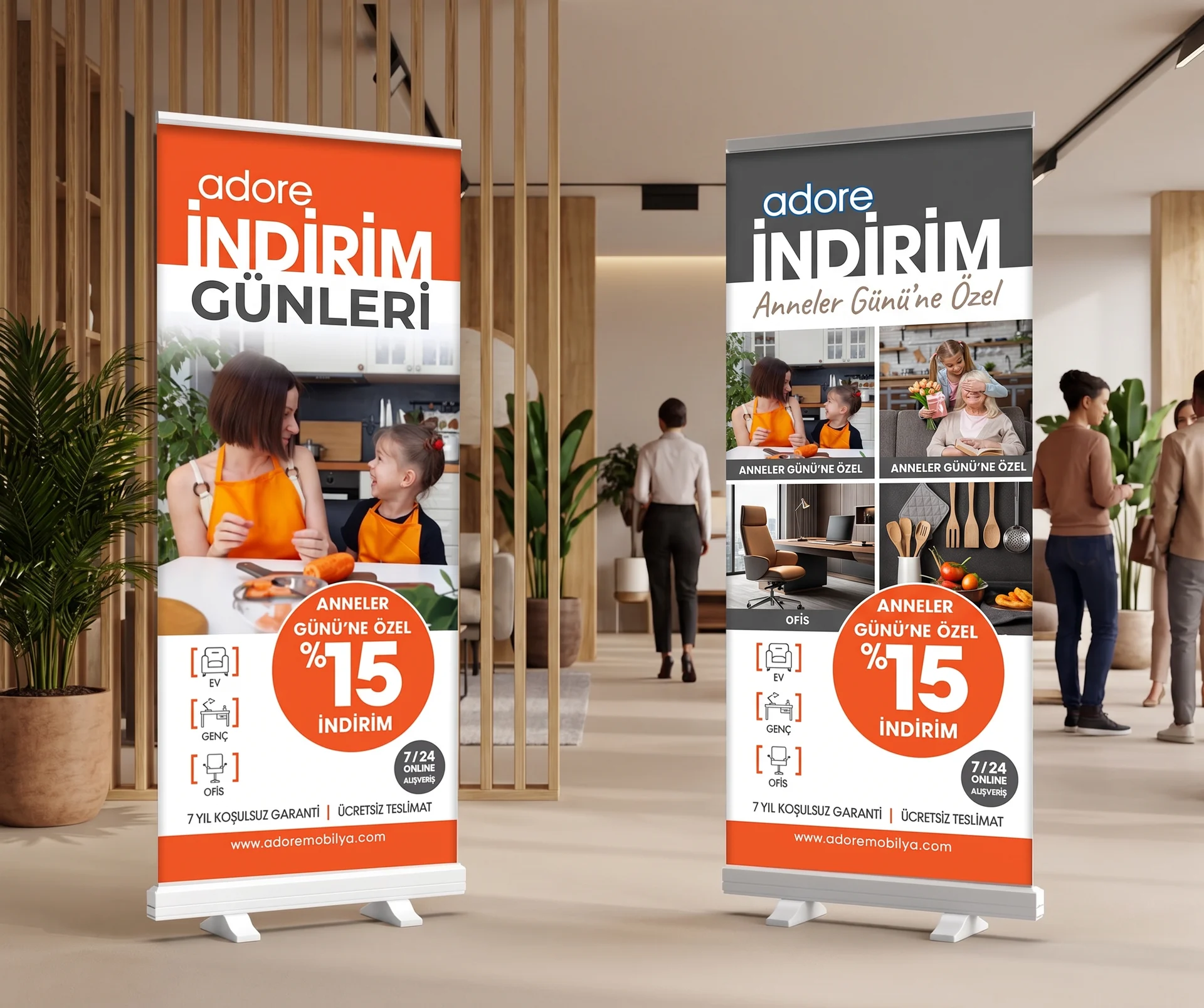 Adore Mobilya — Roll-up Tasarımı, görsel 1, Selçuk Aker