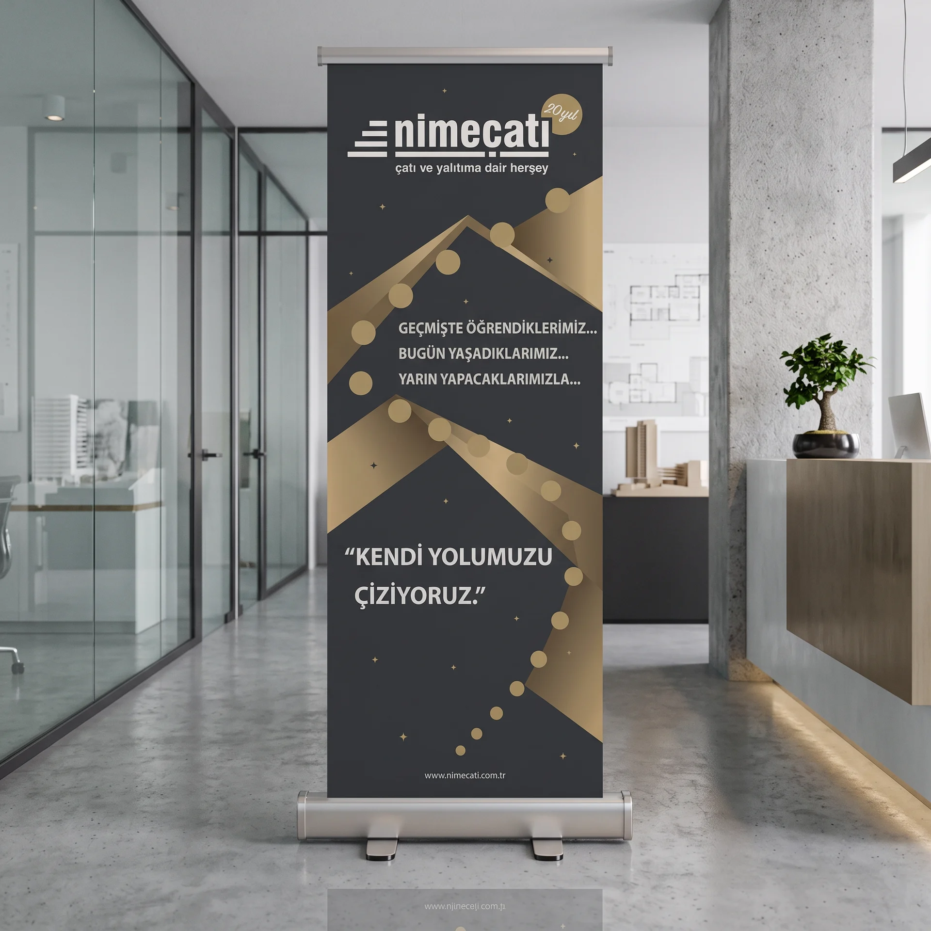 Nimeçatı — Roll-up Tasarımı, görsel 2, Selçuk Aker