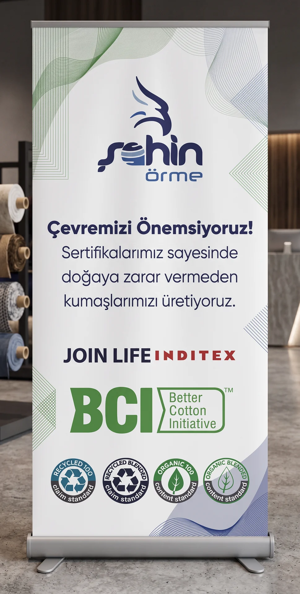 Şahin Örme — Roll-up Tasarımı, Selçuk Aker