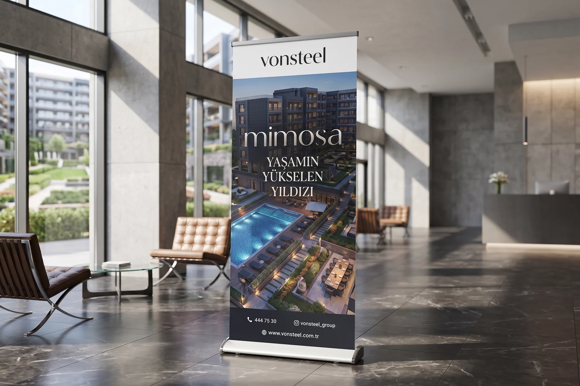 Vonsteel — Mimosa — Roll-up Tasarımı, görsel 2, Selçuk Aker