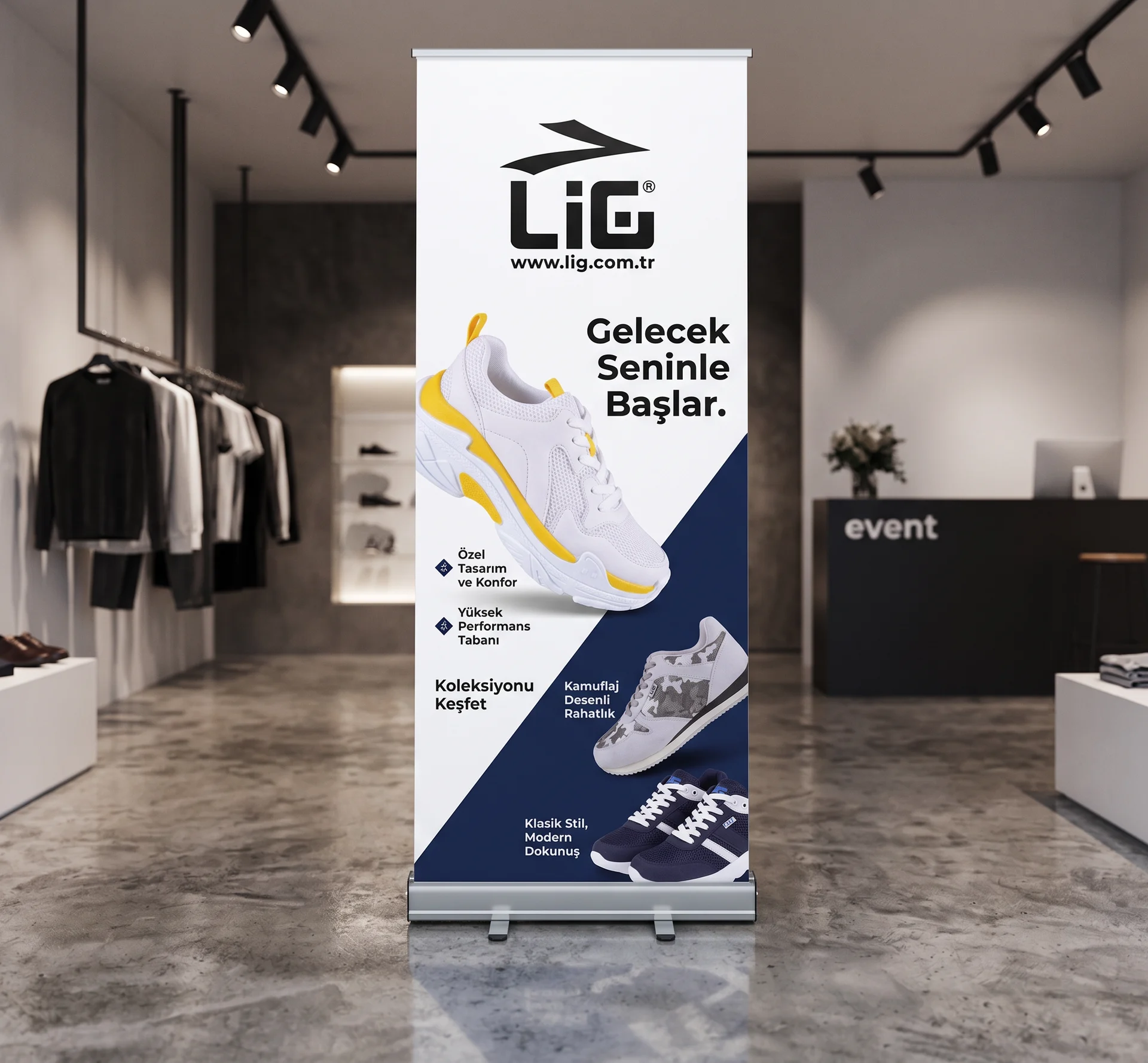 LİG — Roll-up Tasarımı, Selçuk Aker