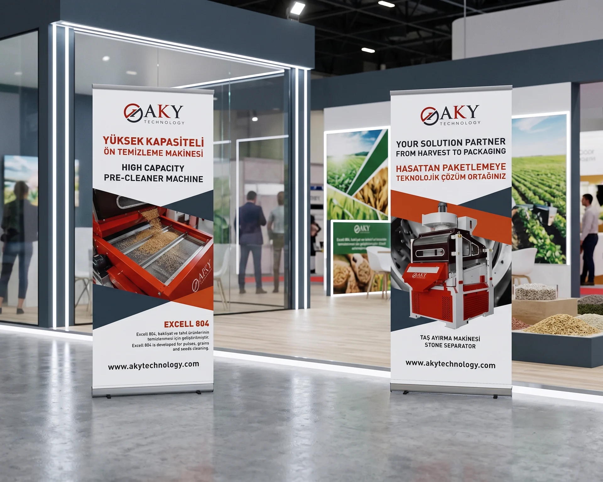 AKY Technology — Excell 804 — Roll-up Tasarımı, görsel 1, Selçuk Aker