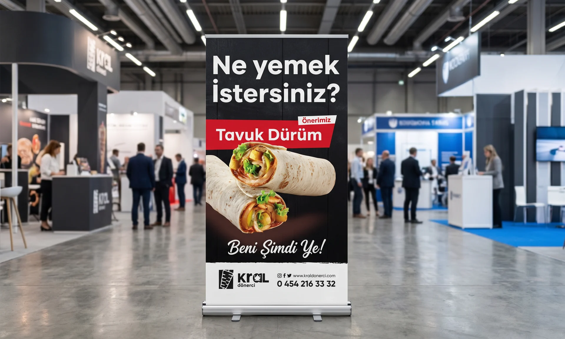 Kral Dönerci — Roll-up Tasarımı, Selçuk Aker