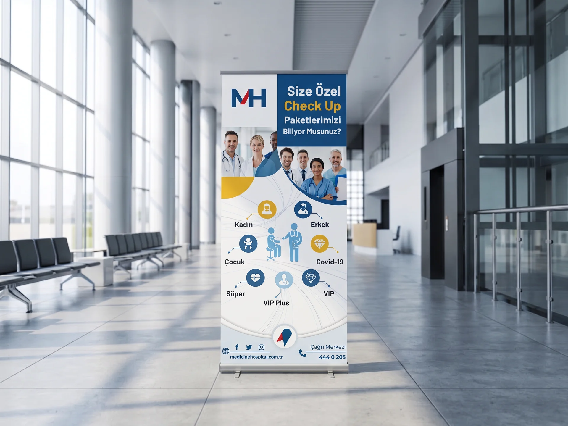 Medicine Hospital — Roll-up Tasarımı, görsel 2, Selçuk Aker